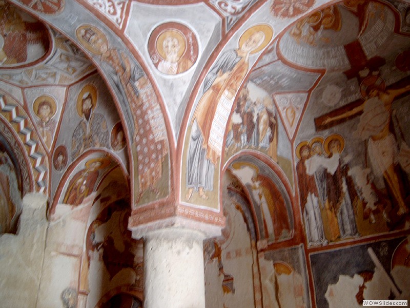 Schöne Wandmalerei in einer Kirche