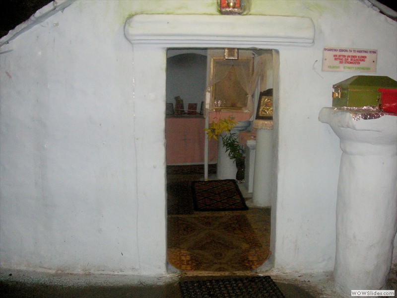 Die kleine Kapelle des Klosters Moni Spilianis