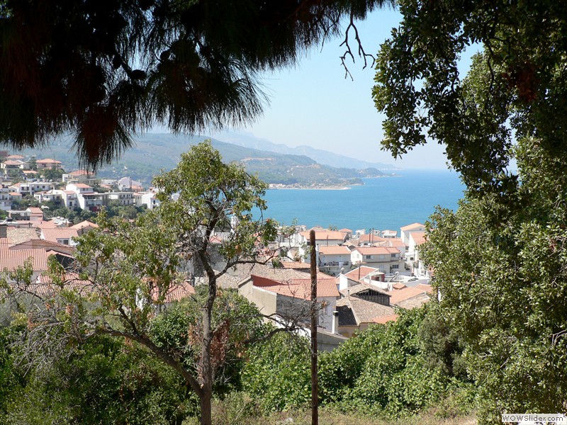 Samos-Stadt - von der Altstadt Vathi aus