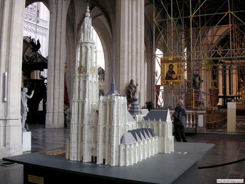 Ein Modell der Kathedrale