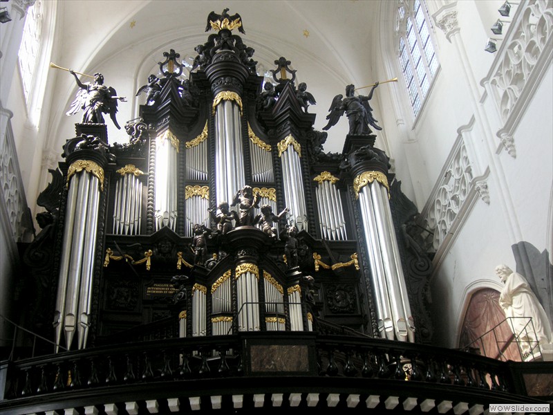 Eine sehr prachtvolle Orgel