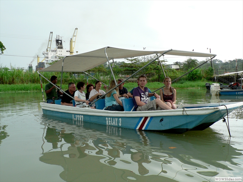 Bootsfahrt in den Tortuguero-Kanälen