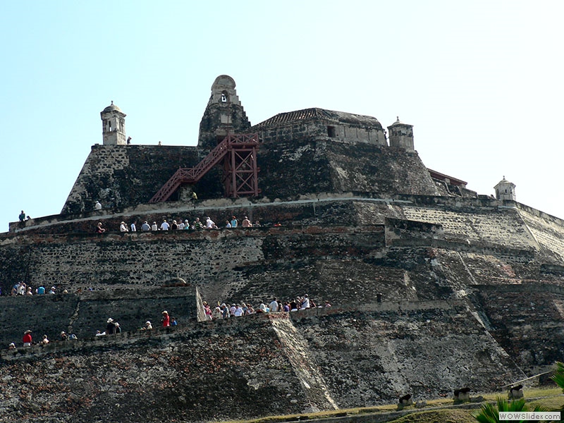 Das mächtige Fort San Felipe de Baraja