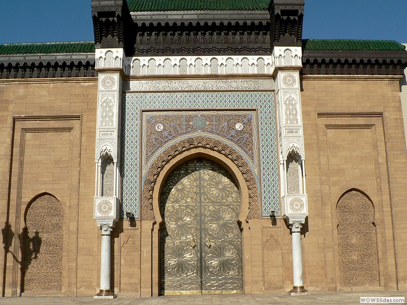Der Eingangsbereich zum Königspalast