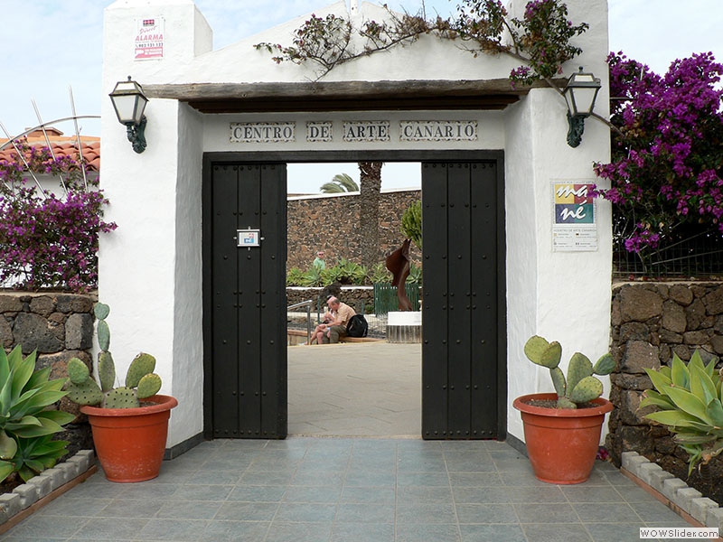 Der Eingang zum Centro de Arte Canario