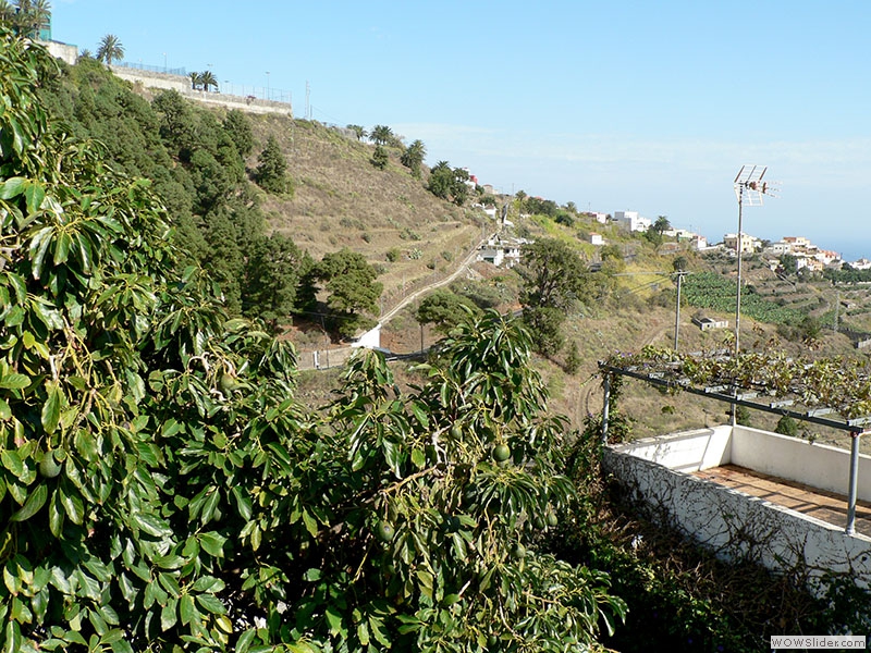 Ausblick von Las Nieves