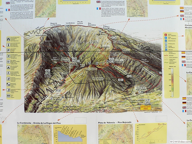 Hier eine Karte vom großen Krater