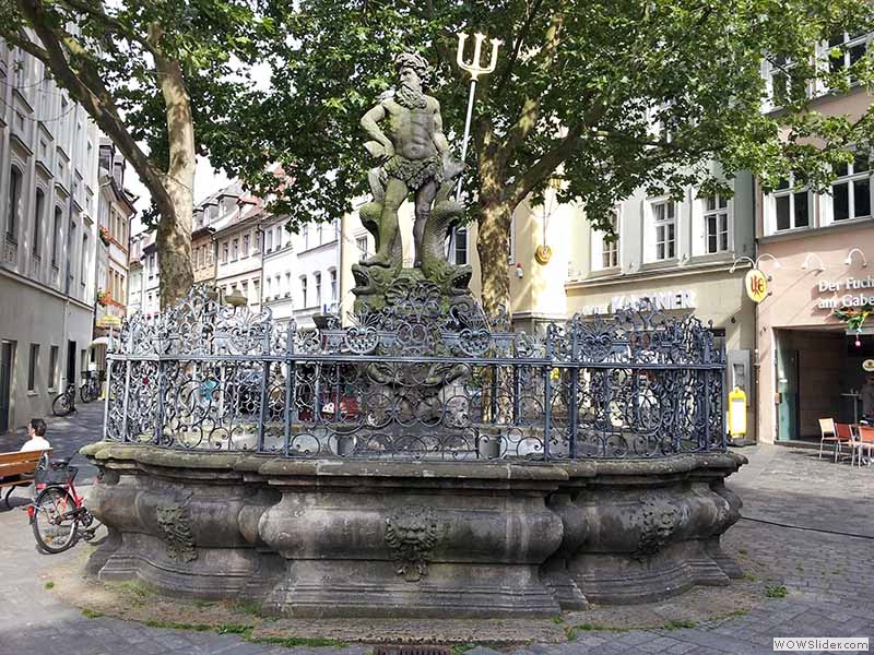 Neptunsbrunnen am Grünen Markt