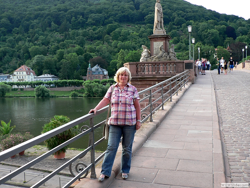 Heidelberg: auf der alten Brücke