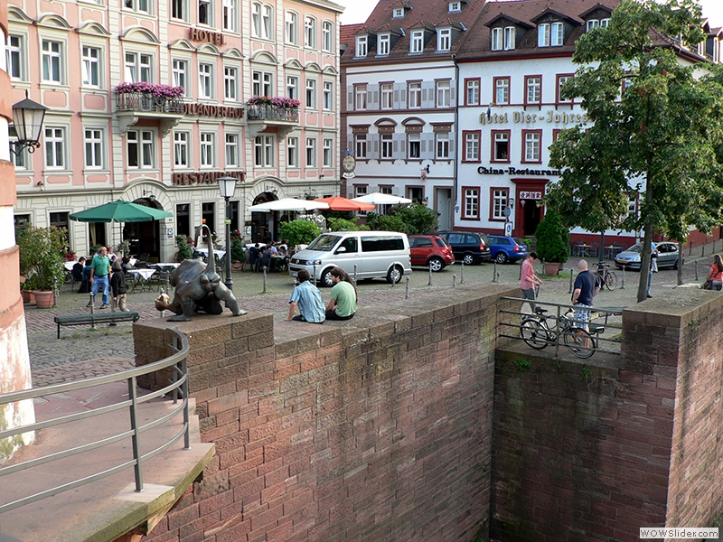 Heidelberg: Blick von der alten Brücke