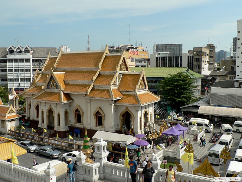 Blick vom Kloster Wat Traimit