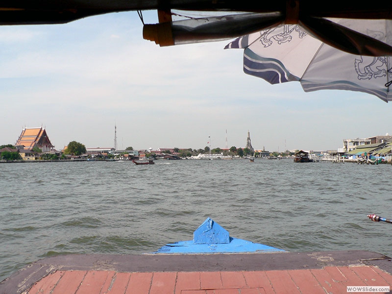 Auf dem Chao-Phraya-Fluss
