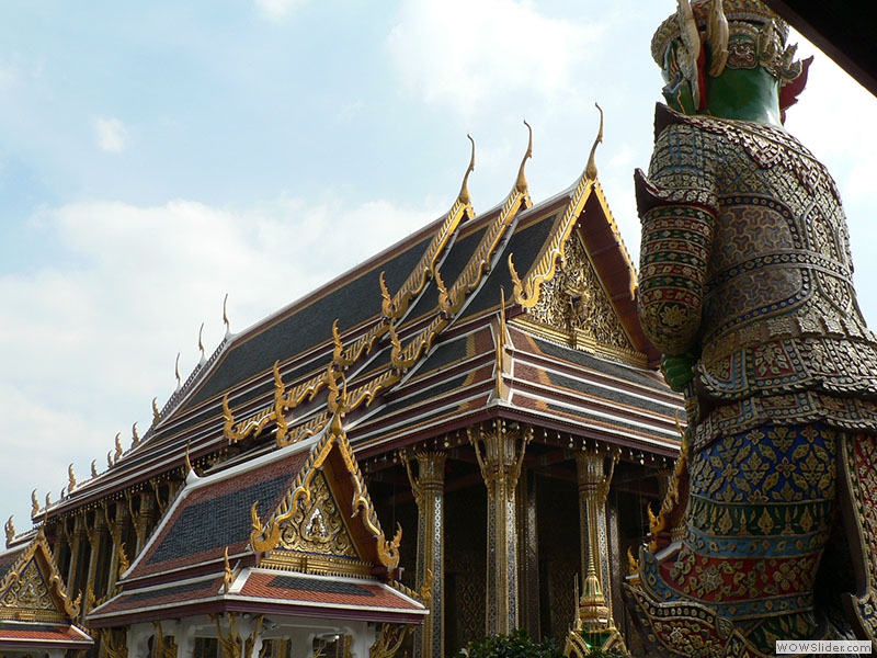 Der Wat Phra Kaeo Tempel des Smaragd-Buddhas