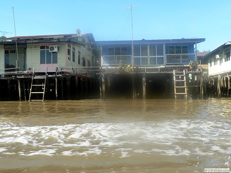 Häuser vom Wasserdorf Kampong Ayer