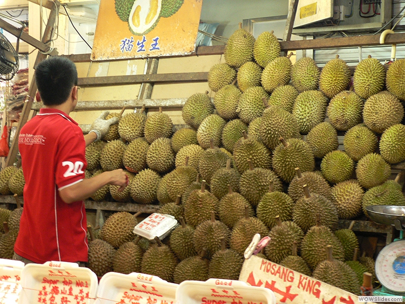 Die Stinkefrucht Durian