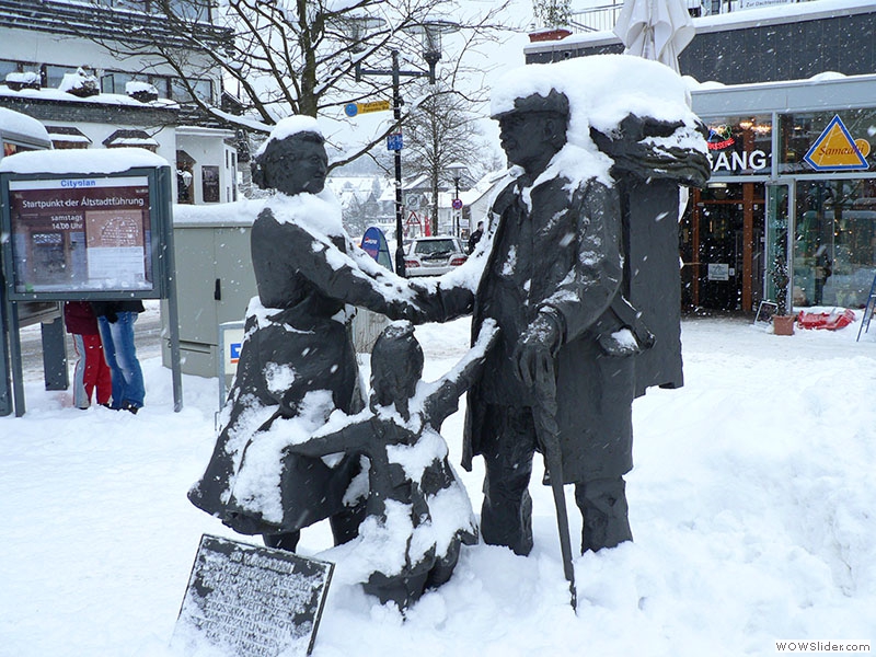 Eine Skulptur in Winterberg