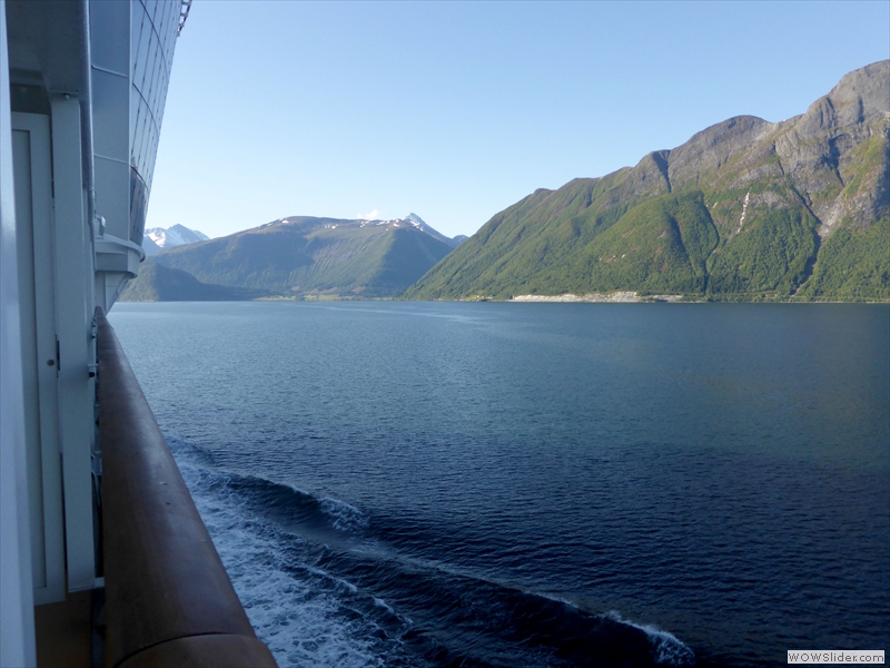 Fahrt durch den Romsdalsfjord