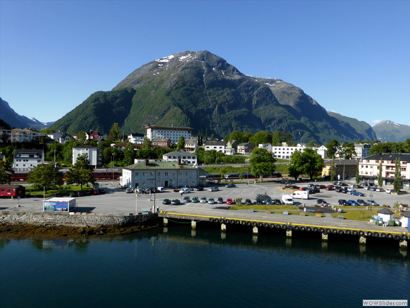 Ankunft in Andalsnes