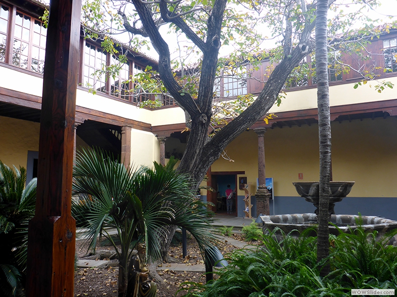 Der Innenhof der Casa Alvarado Bracamonte