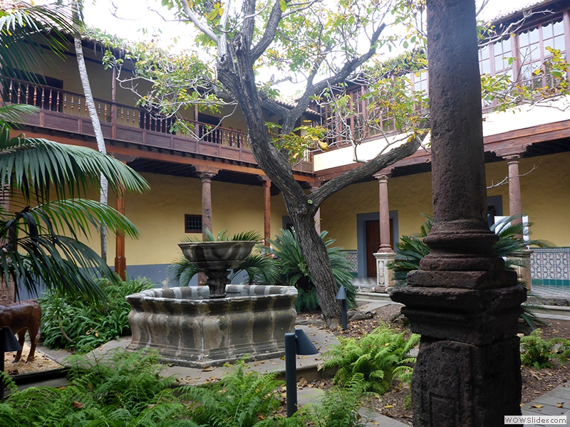 Der Innenhof der Casa Alvarado Bracamonte