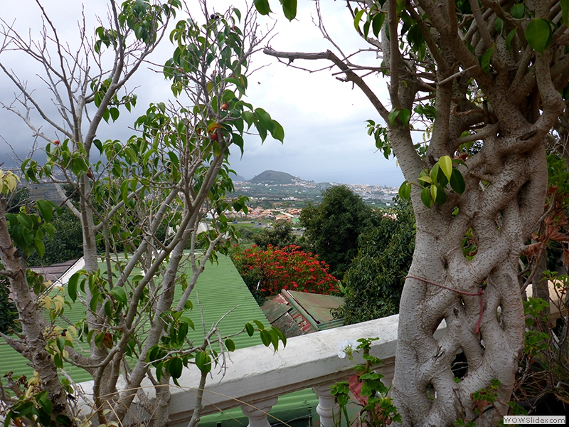 Blick von der Terrasse der Casa del Turista