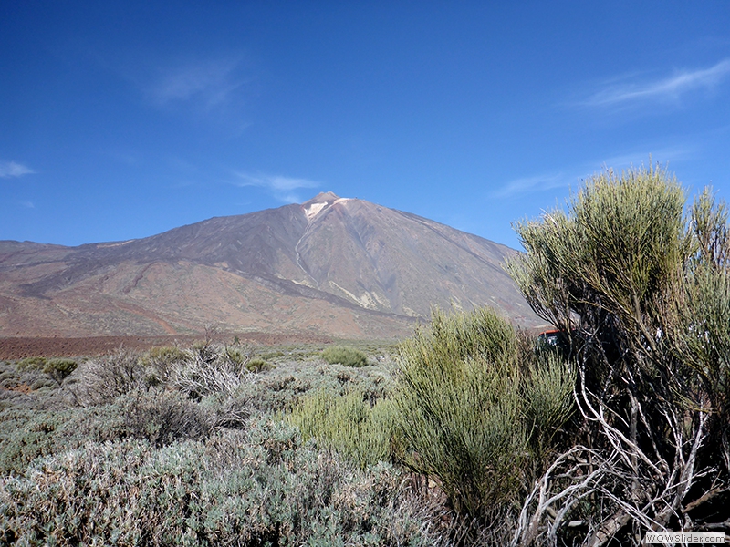 Der Pico del Teide wieder ein Stück entfernt