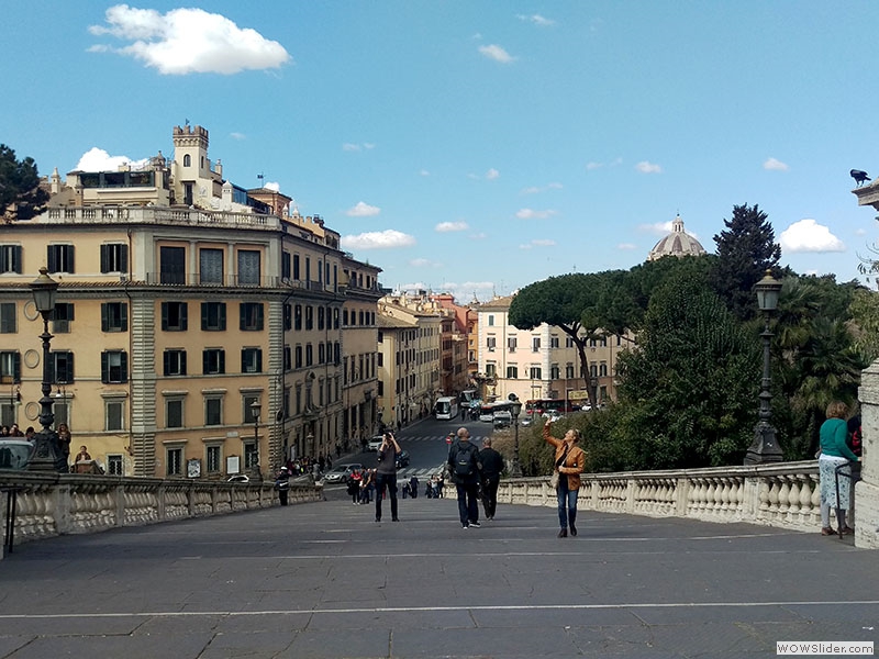 Auf der Piazza del Campidoglio (Kapitolsplatz)