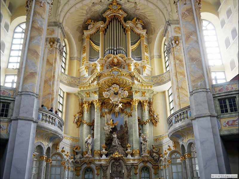 Besichtigung der Frauenkirche - Im Innenraum