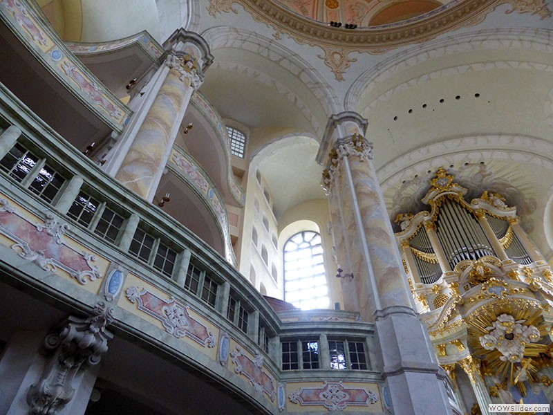 Besichtigung der Frauenkirche - Im Innenraum
