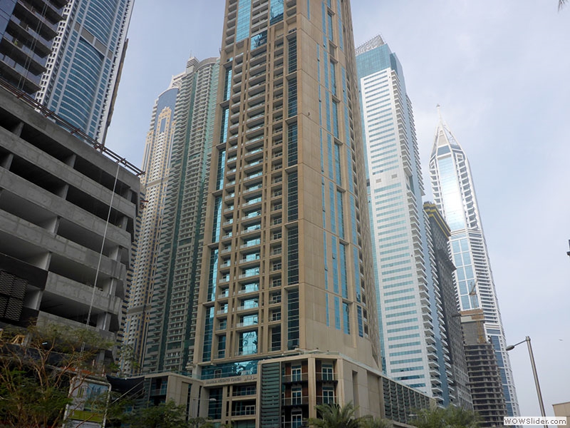 Ausblick vom Marriott Dubai Harbor Hotel & Suite