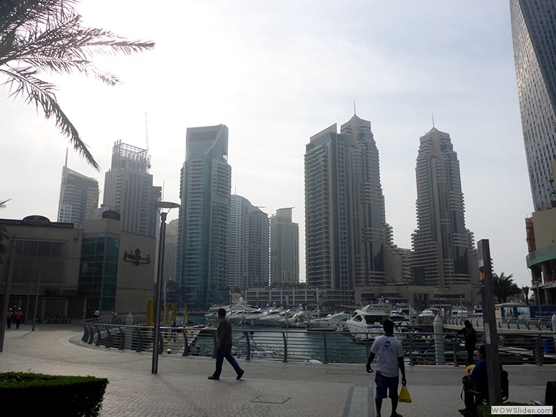 An der Dubai Marina