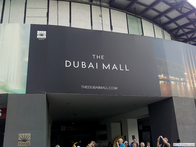 Wieder unten - Dubai Mall