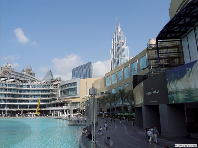 Am Burj Khalifa - Bereich Fontänenshow