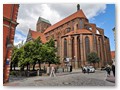 Spaziergang durch Wismar
Die Sankt Nikolai Kirche im Sonnenschein