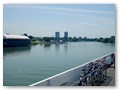 Belgrad - Blick vom Schiff
Wir sind angekommen