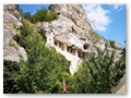 Felsenkloster Basarbovo
Ankunft am Felsenkloster