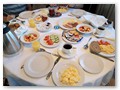 Die MS Viva Tiara - unser Tisch
Unser Frühstück im Restaurant