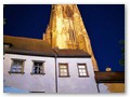 Dom Sankt Peter
Blick vom Biergarten des Hotels auf den beleuchteten Turm