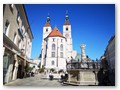 In Regensburg unterwegs
Die Neupfarrkirche auf dem Neupfarrplatz