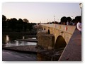 In Regensburg unterwegs - an der Donau
Die Steinerne Brücke in der Abendstimmung