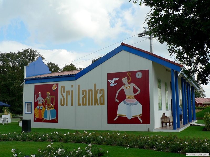 Der Pavillon aus Sri Lanka