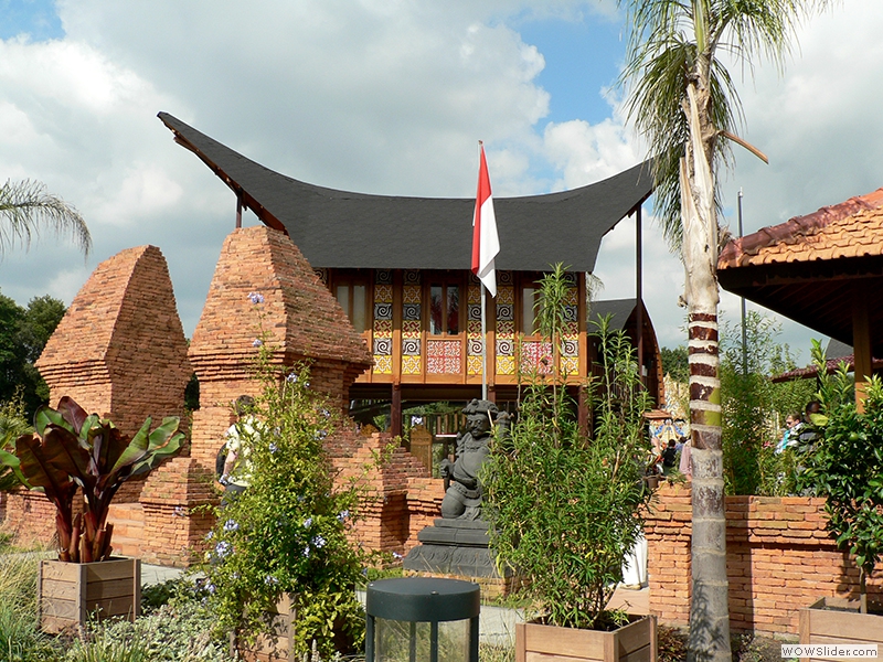 Der indonesische Pavillon