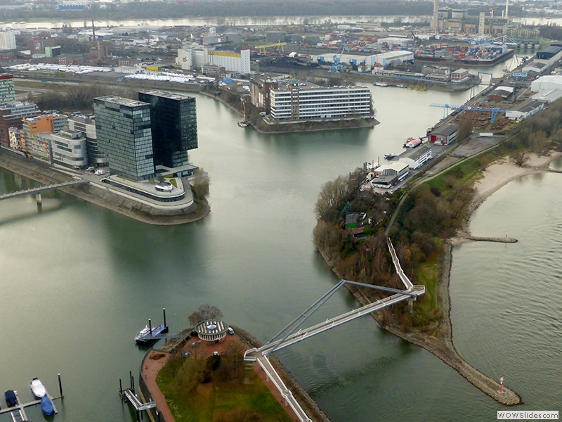Blick auf Düsseldorf